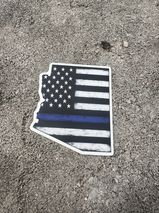 Arizona Blue Line Sticker