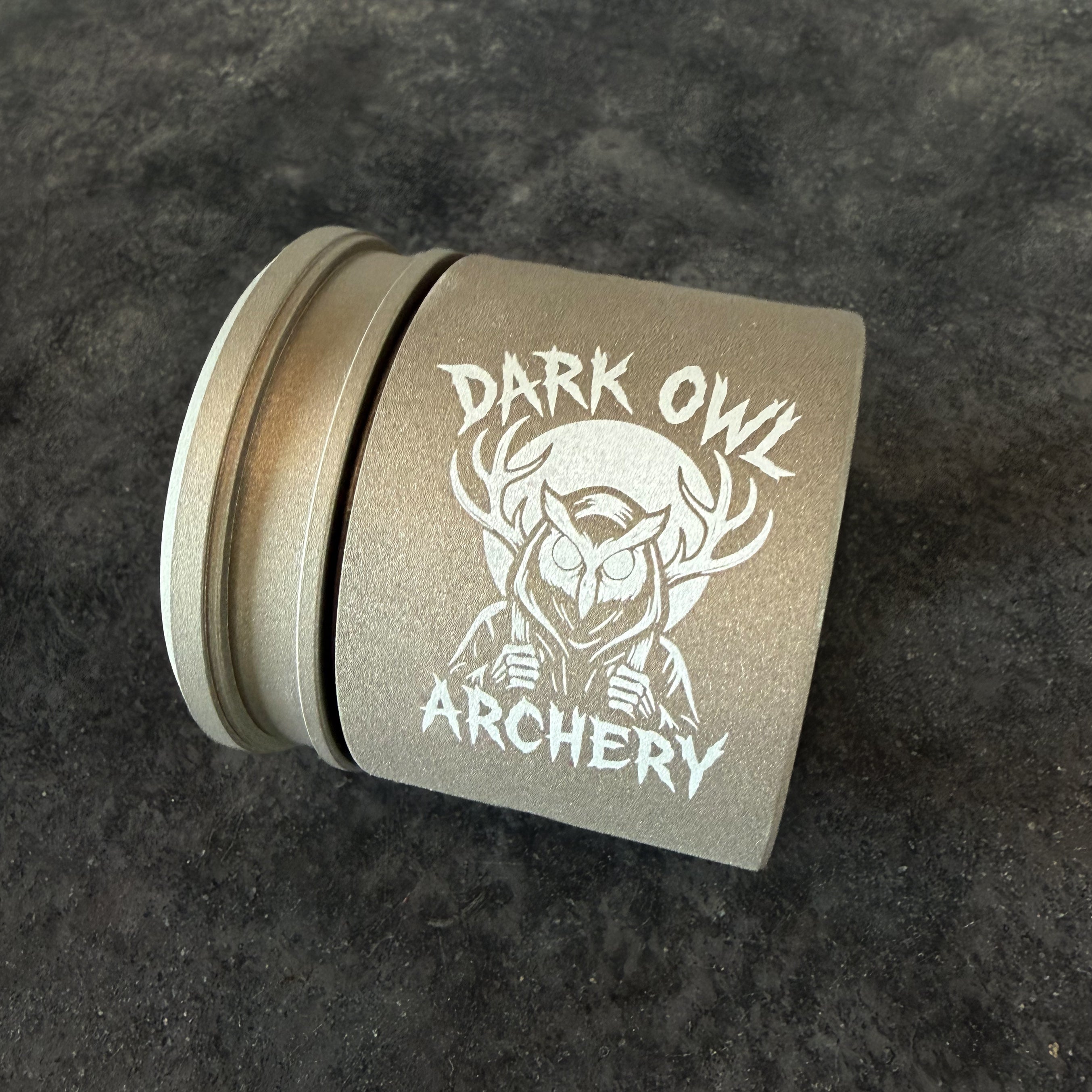 Eyes in the night light bronze (horizontal)