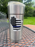 Load image into Gallery viewer, Wisconsin Blue Line Sticker