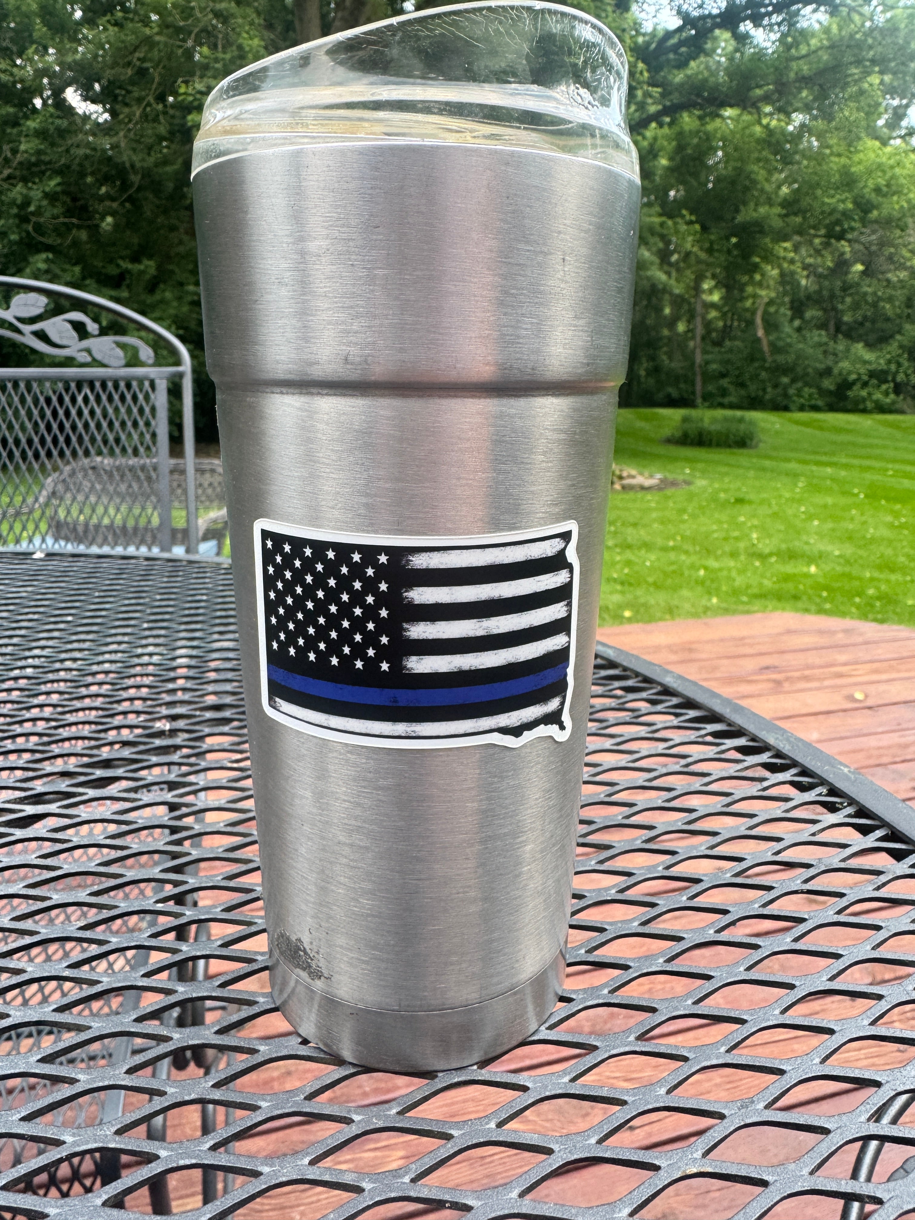 South Dakota Blue Line Sticker