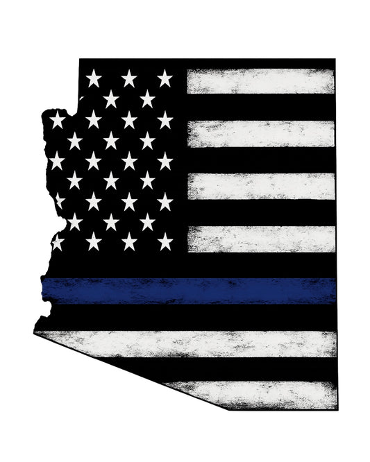 Arizona Blue Line Sticker