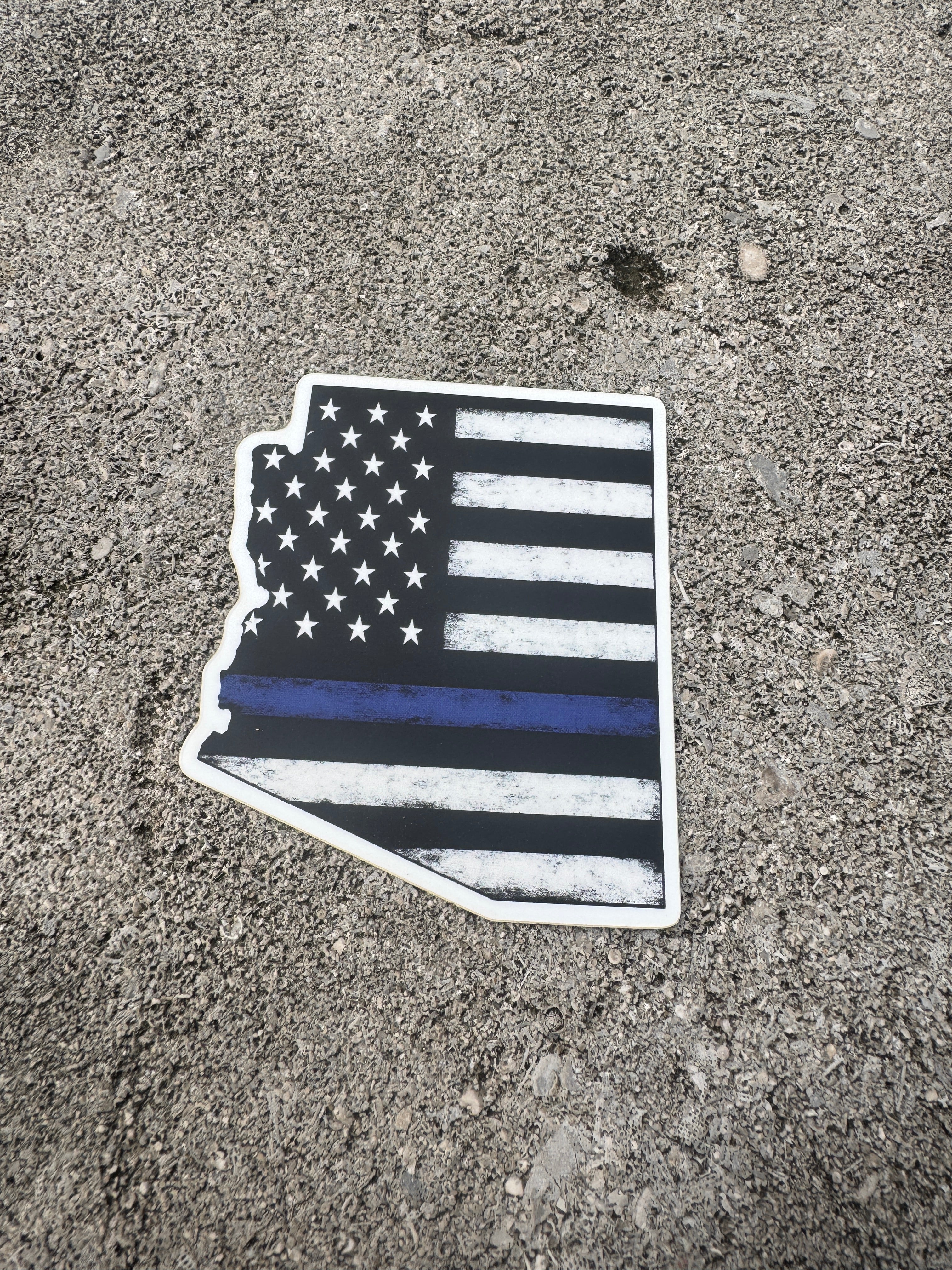 Arizona Blue Line Sticker